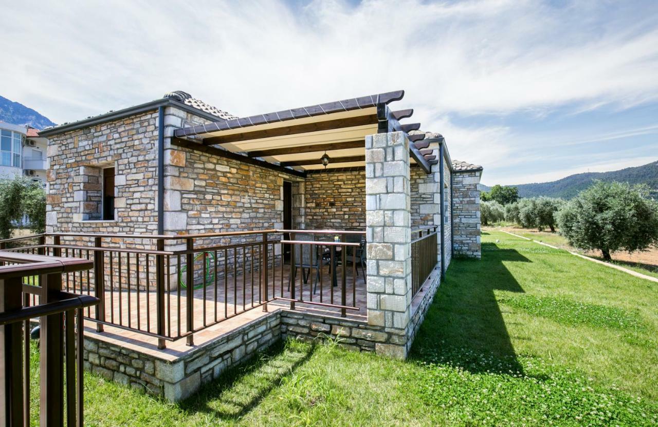 Elaionas Stone Houses Skala Potamia Exterior foto